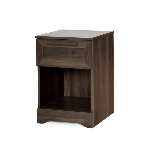 Gdf Studio Broxon Rustic 1 Drawer Nightstand