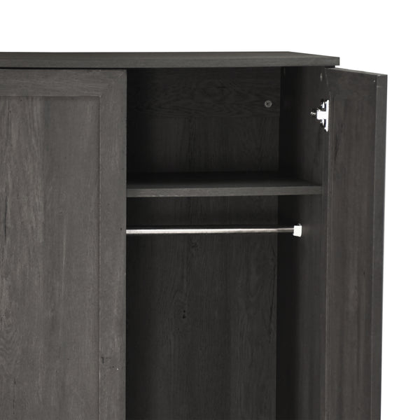 Gdf Studio Broxon Rustic Wardrobe