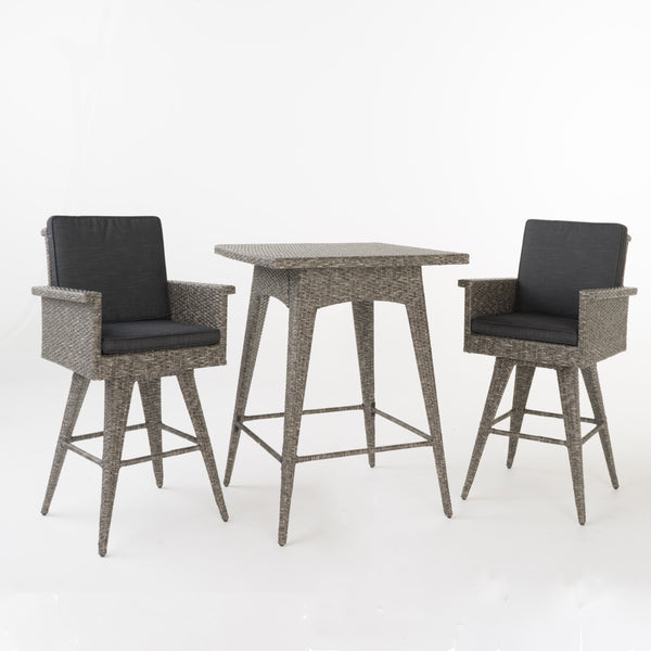 gdf studio Budva Outdoor Wicker Bar Set
