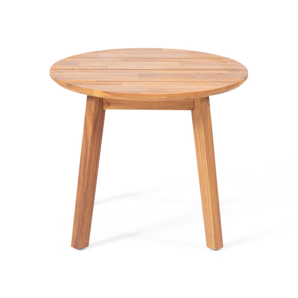 gdf studio Burrough Outdoor Acacia Wood Side Table