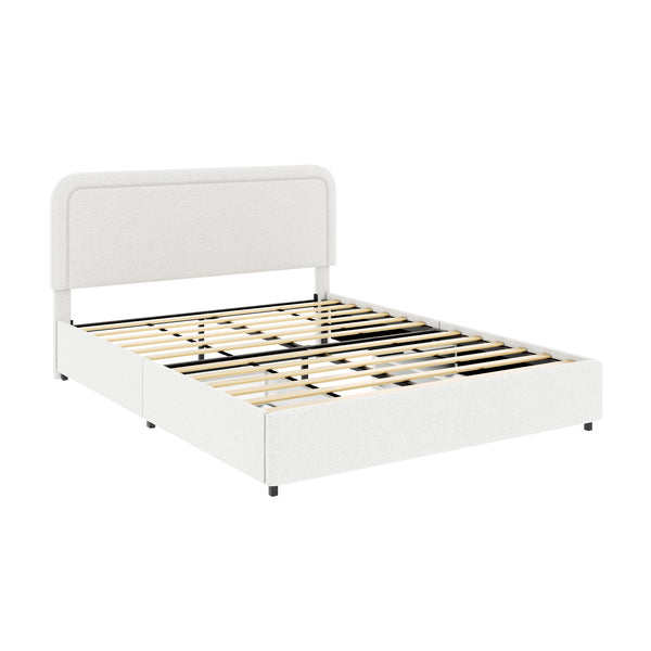 Gdf Studio Cambridge Upholsered Storage Bed