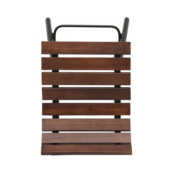 Gdf Studio Camron 35" Wooden Barstool (Set Of 2)