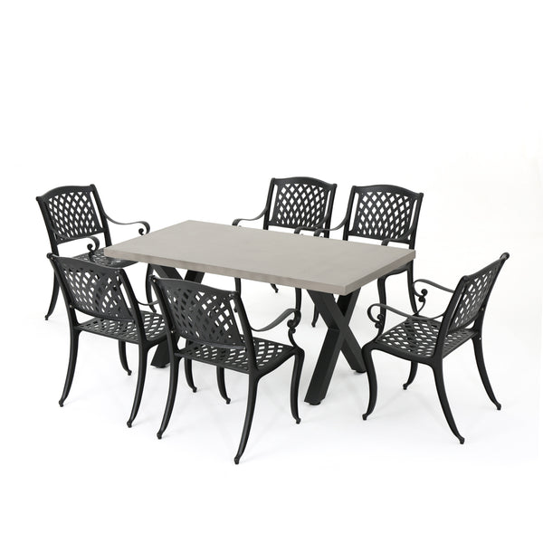 gdf studio Caprice Outdoor 6 Seater Dining Set