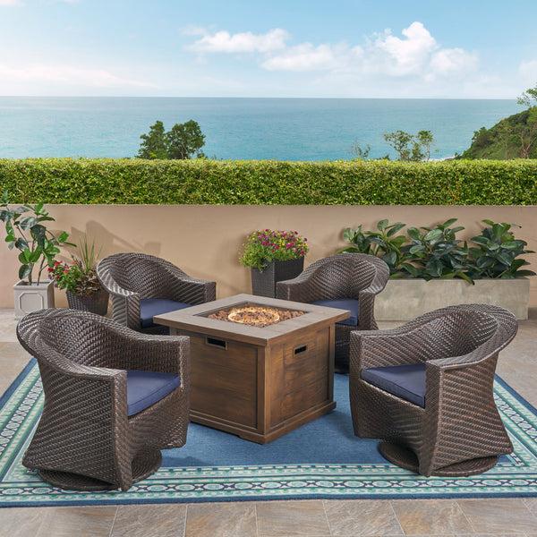 Gdf Studio Celeste Patio Fire Pit Set