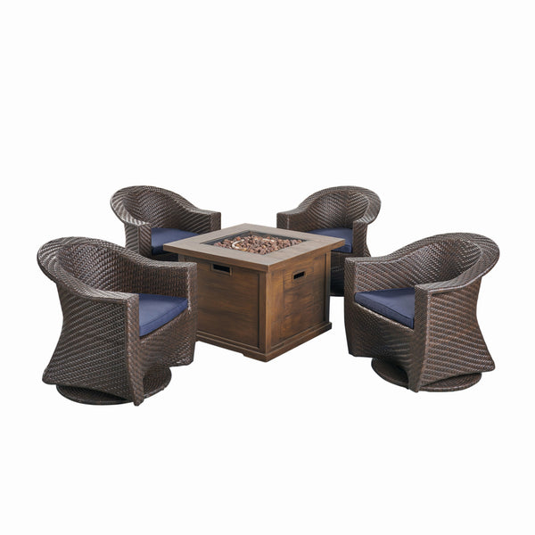 gdf studio Celeste Patio Fire Pit Set