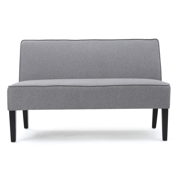 gdf studio Chandler Grey Fabric Settee
