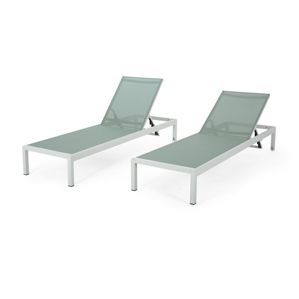 gdf studio Cherie Outdoor Chaise Lounges (Set of 2)