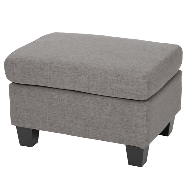 Gdf Studio Christabel Fabric Ottoman Footstool