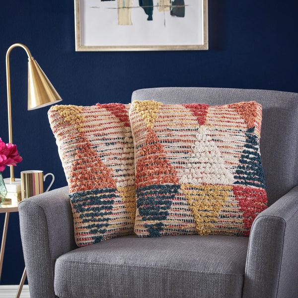 Gdf Studio Cierra Handcrafted Boho Fabric Pillow