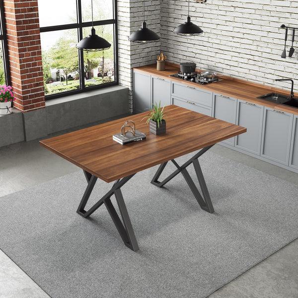 gdf studio Citria Modern Walnut Dining Table