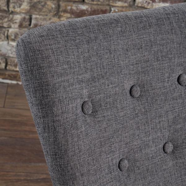 Gdf Studio Collin Mid Century Fabric Rocking Chair