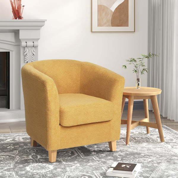 Gdf Studio Cortina Fabric Club Chair