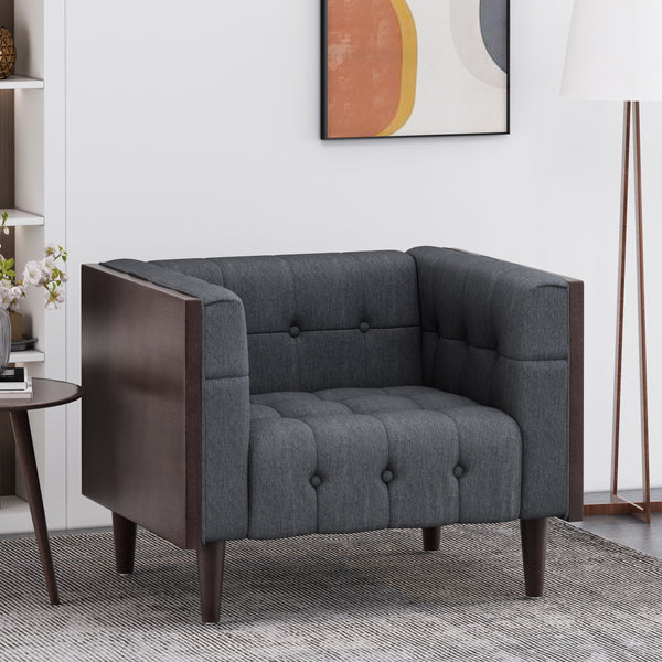 gdf studio Croton Contemporary Tufted Club Chair