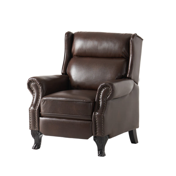 gdf studio Curtis Leather Recliner Club Chair