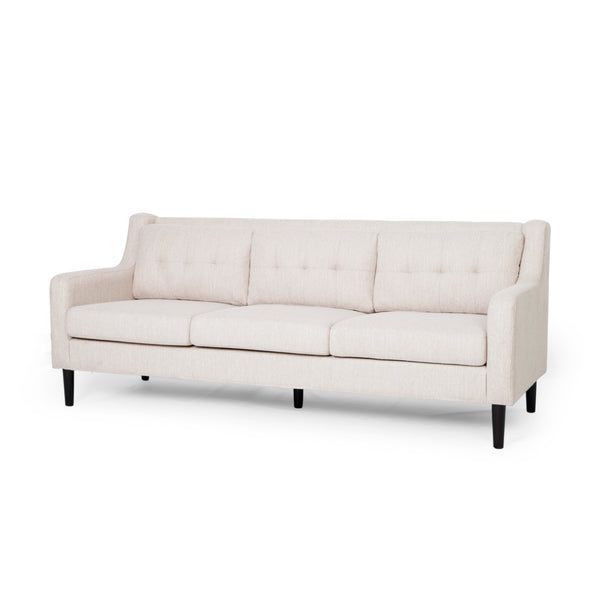 Gdf Studio Daelynn Tufted Fabric 3 Seater Sofa