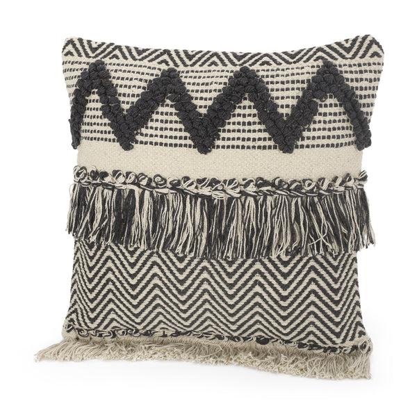 Gdf Studio Daphanie Hand-Loomed Boho Throw Pillow