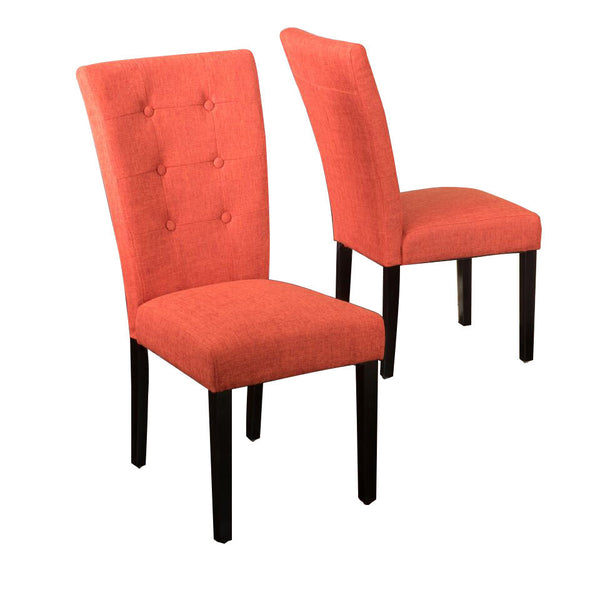 Gdf Studio Darrel Fabric Dining Chairs (Set Of 2)
