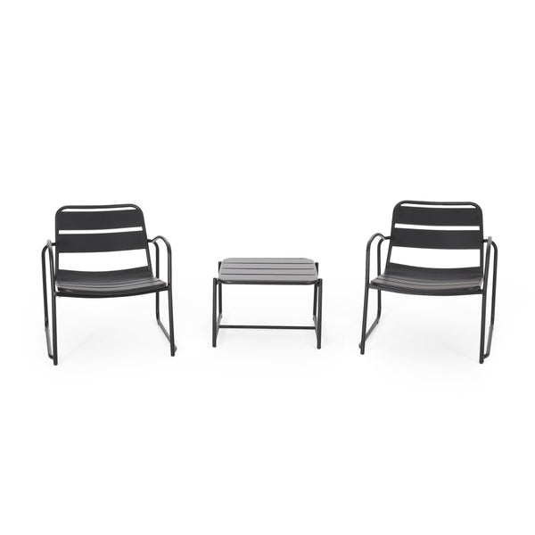 Gdf Studio Daryah Outdoor Modern 2 Seater Chat Set