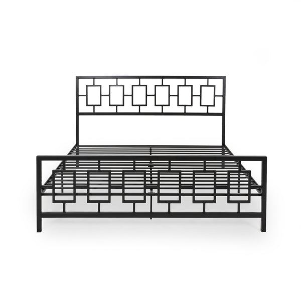 gdf studio Dawn Modern Iron King Bed Frame