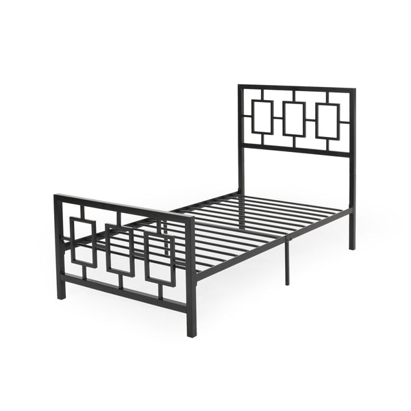 gdf studio Dawn Modern Iron Twin Bed Frame