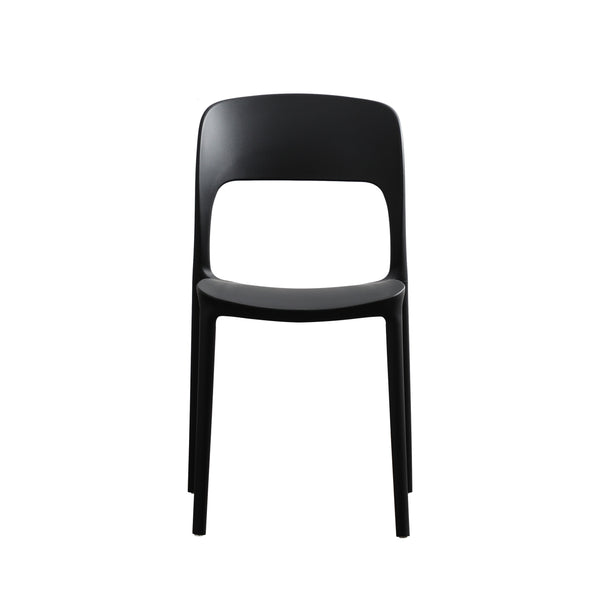 Gdf Studio Dean Outdoor Plastic Chairs (Set Of 2)