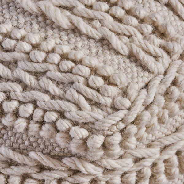 Gdf Studio Deke Handcrafted Boho Fabric Cube Pouf