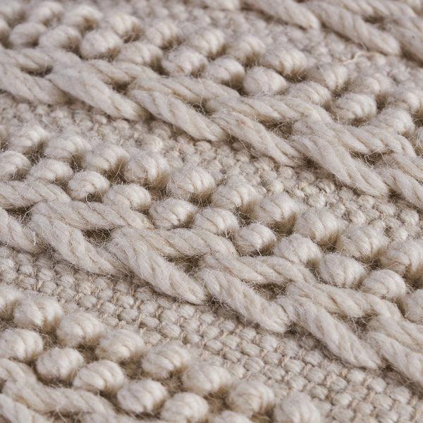 Gdf Studio Deke Handcrafted Boho Fabric Cube Pouf