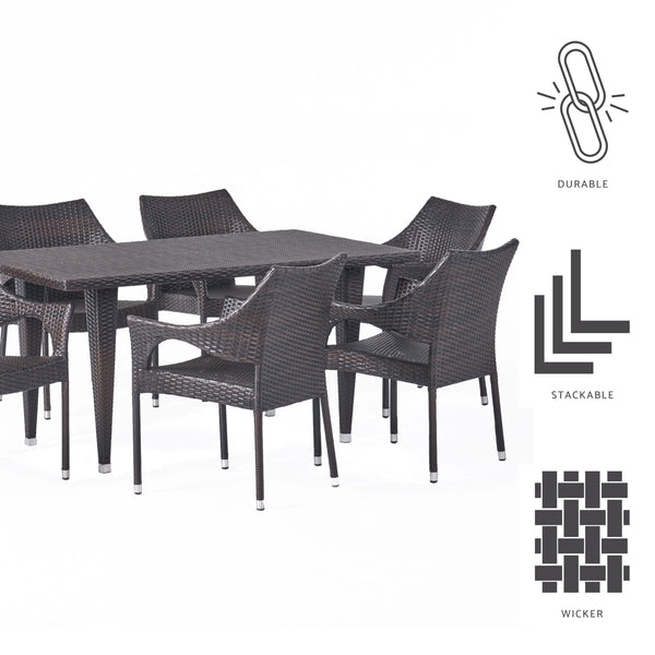 Gdf Studio Del Mar 7-piece Outdoor Dining Set