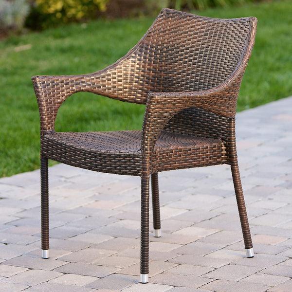 Gdf Studio Del Mar Outdoor Wicker Chairs (Set Of 2)