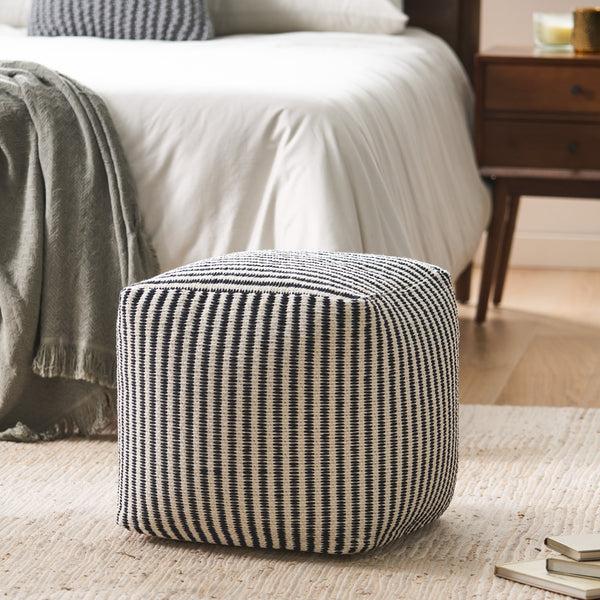 Gdf Studio Demiya Boho Yarn Pouf