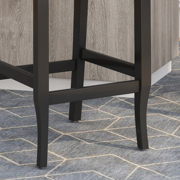 Gdf Studio Denisa Wingback Barstool