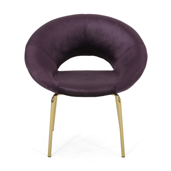 Gdf Studio Denise Modern Glam Velvet Accent Chair