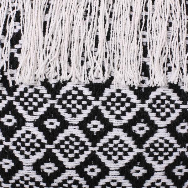 Gdf Studio Derrin Boho Fabric Cube Pouf