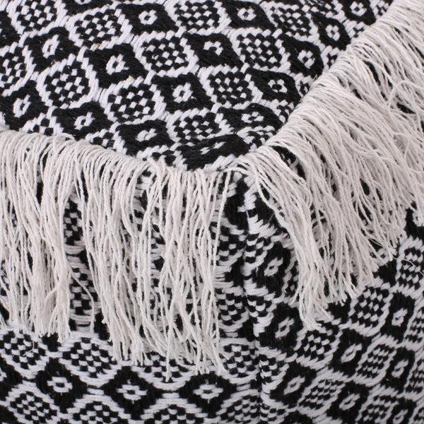 Gdf Studio Derrin Boho Fabric Cube Pouf