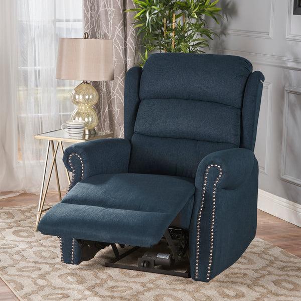 Gdf Studio Desiree Tufted Fabric Power Recliner