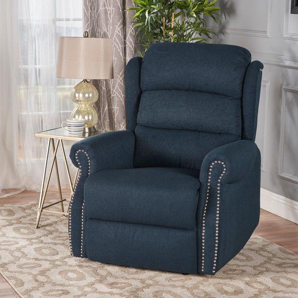 Gdf Studio Desiree Tufted Fabric Power Recliner