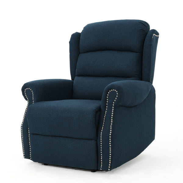 gdf studio Desiree Tufted Fabric Power Recliner