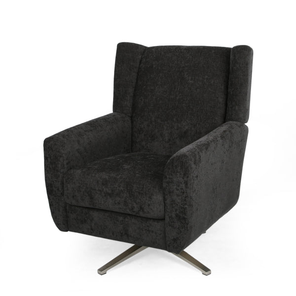 Gdf Studio Dezi Contemporary Fabric Swivel Chair
