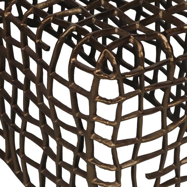 Gdf Studio Doniyor Contemporary Aluminum Bench