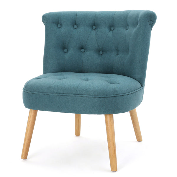 Gdf Studio Donna Plush Modern Tufted Accent Chair