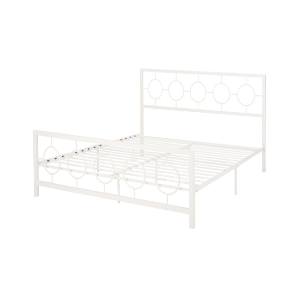 Gdf Studio Doris Modern Iron King Bed