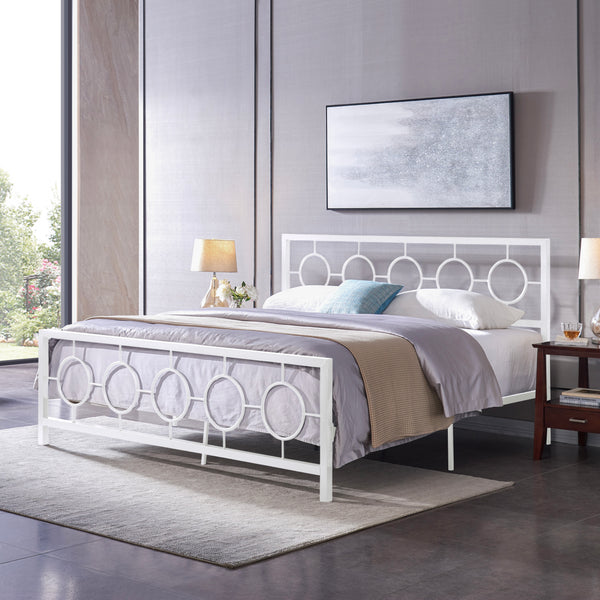 gdf studio Doris Modern Iron King Bed