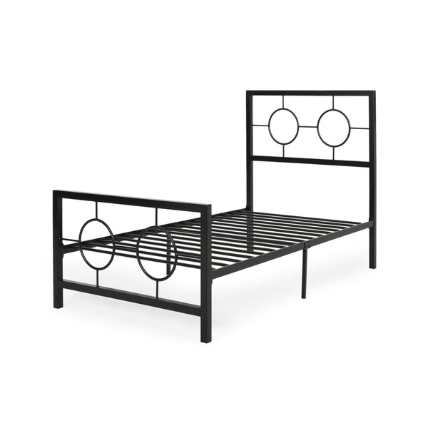 Gdf Studio Doris Modern Iron Twin Bed