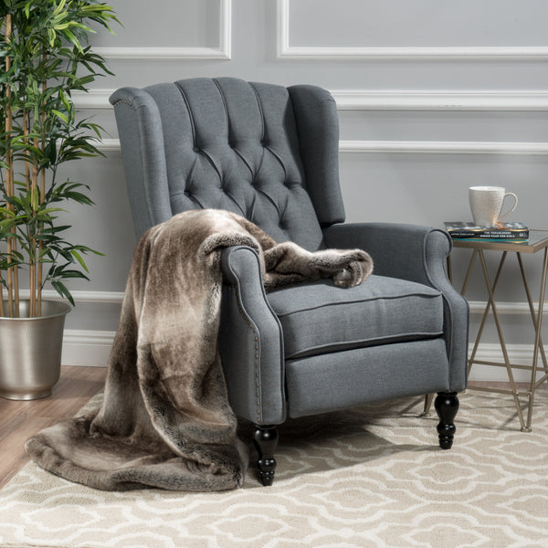 Gdf Studio Elizabeth Tufted Back Recliner