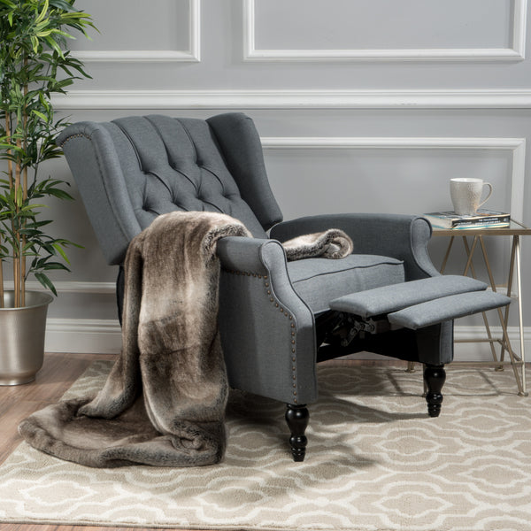 Gdf Studio Elizabeth Tufted Back Recliner