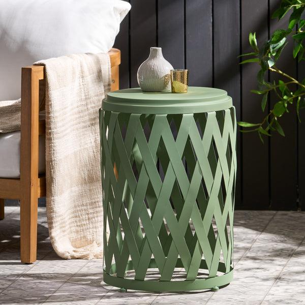 Gdf Studio Ellen Outdoor Patio Iron Side Table