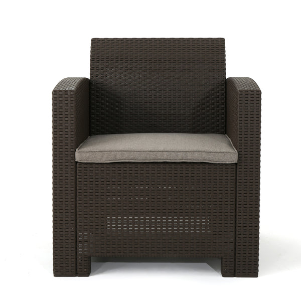 gdf studio Ellie Outdoor Faux Wicker Club Chair