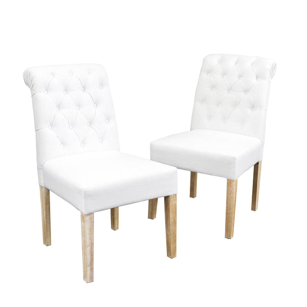 gdf studio Elmerso Roll Back Dining Chair set of 2