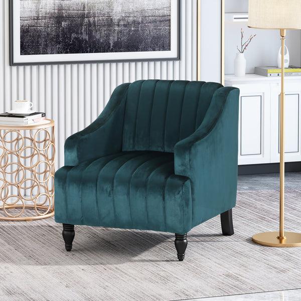 Gdf Studio Envy Glam Velvet Club Chair