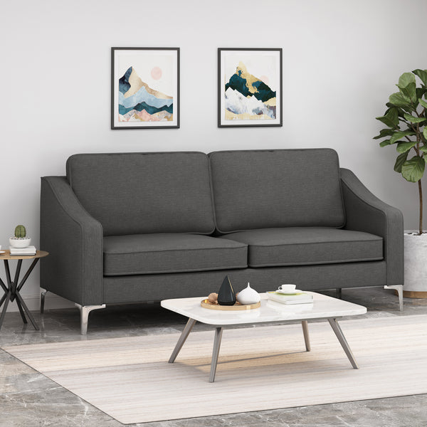 gdf studio Erick Modern Fabric 3 Seater Sofa